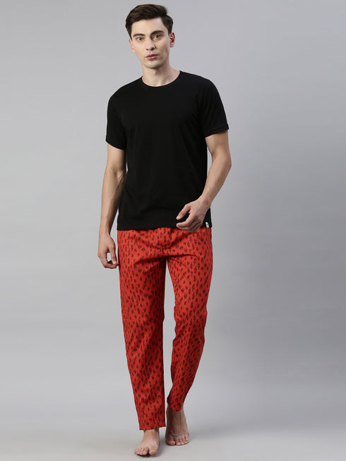 Black & Red Assorted Night Suit